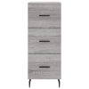 Skříň highboard šedá sonoma 34,5 x 34 x 180 cm kompozitní dřevo 3200215