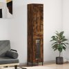 Skříň highboard kouřový dub 34,5 x 34 x 180 cm kompozitní dřevo 3200398
