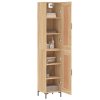 Skříň highboard dub sonoma 34,5 x 34 x 180 cm kompozitní dřevo 3200452