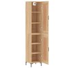Skříň highboard dub sonoma 34,5 x 34 x 180 cm kompozitní dřevo 3200452