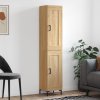 Skříň highboard dub sonoma 34,5 x 34 x 180 cm kompozitní dřevo 3200452