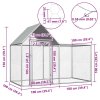 Klec pro kuřata 2 x 1 x 1,5 m pozinkovaná ocel 144553