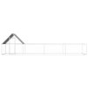 Klec pro kuřata 8 x 2 x 2 m pozinkovaná ocel 144558