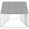 Klec pro kuřata 8 x 2 x 2 m pozinkovaná ocel 144558
