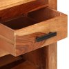 Noční stolek 40 x 30 x 50 cm masivní dřevo 247720