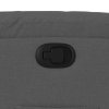 Zvedací polohovací křeslo tmavě šedé textil 3204981
