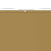 Vertikální markýza béžová 140 x 270 cm oxfordská látka 148262