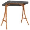 Rám pro zahradní houpačku se stříškou ohýbané dřevo úprava teak 313938