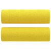 2místná pohovka s polštáři světle žlutá 120 cm textil 3200779
