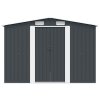 Zahradní domek 257 x 298 x 178 cm kovový antracitový 143342