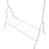 Věšák na šaty bílý ocelový 242999