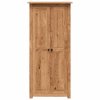 Šatní skříň 80 x 50 x 171,5 cm masivní borovice řada Panama 282664