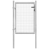 Zahradní brána pozinkovaná ocel 100 x 100 cm stříbrná 144756