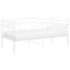 Rám postele/pohovky bílý kovový 90 x 200 cm 324780