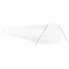 Skleník s ocelovým rámem bílý 48 m² 24 x 2 x 2 m 3188038