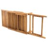 Zahradní lehátko masivní teak 316151