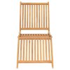 Zahradní lehátko masivní teak 316152