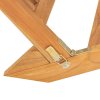 Zahradní lehátko masivní teak 316152
