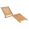 Zahradní lehátko masivní teak 316152