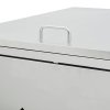 Přístřešek na čtyři popelnice 240 l nerezová ocel 145382
