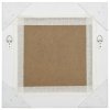Nástěnné zrcadlo barokní styl 40 x 40 cm stříbrné 320306
