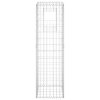 Gabionové sloupky 2 ks 40 x 40 x 140 cm železo 151263