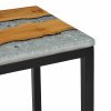 Hnízdové stolky 3 ks masivní teakové dřevo a polyresin 281648