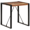 Jídelní stůl 70 x 70 x 75 cm masivní recyklované dřevo 321597