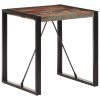 Jídelní stůl 70 x 70 x 75 cm masivní recyklované dřevo 321597
