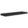 Plovoucí nástěnné police 4 ks černé 80 x 23,5 x 3,8 cm MDF 323837