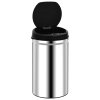 Odpadkový koš s automatickým senzorem 40 l nerezová ocel 322693