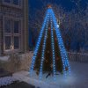 Světelná síť na vánoční stromek 250 modrých LED diod 250 cm 328886