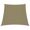 Stínicí plachta oxfordská látka lichoběžník 2/4 x 3 m béžová 135186