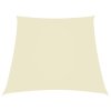 Stínicí plachta oxfordská látka lichoběžník 2/4 x 3 m krémová 135241