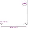 Plachta 650 g/m² 5 x 6 m zelená 144899