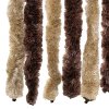 Závěs proti hmyzu béžový a světle hnědý 90 x 220 cm Chenille 240571