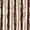 Závěs proti hmyzu béžový a světle hnědý 90 x 220 cm Chenille 240571