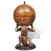 Glóbusový bar stojan na víno design Atlas 42 x 42 x 85 cm 241958
