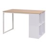 Psací stůl 120 x 60 x 75 cm dub a bílý 245720