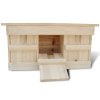 Ptačí budka pro špačky 2 ks 44 x 15,5 x 21,5 cm dřevo 276008