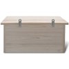 Ptačí budka pro špačky 2 ks 44 x 15,5 x 21,5 cm dřevo 276008