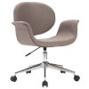Otočná jídelní židle taupe textil 287396