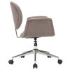 Otočná jídelní židle taupe textil 287396
