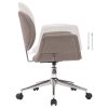 Otočná jídelní židle taupe textil 287396