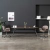 Otočná jídelní židle taupe textil 287396
