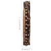 Nástěnné zrcadlo 40 cm teak kulaté 288801