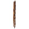 Nástěnné zrcadlo 40 cm teak kulaté 288803
