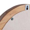 Nástěnné zrcadlo 40 cm teak kulaté 288805