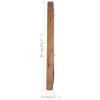 Nástěnné zrcadlo 40 cm teak kulaté 288805