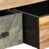 Konferenční stolek masivní recyklovaný teak 90 x 65 x 40 cm 245404